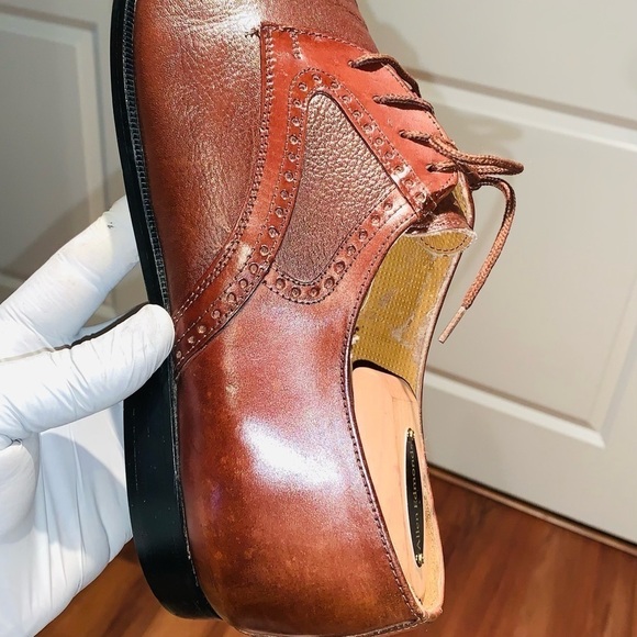 Giorgio Brutini Cap Toe Leather Oxfords. - Picture 14 of 15